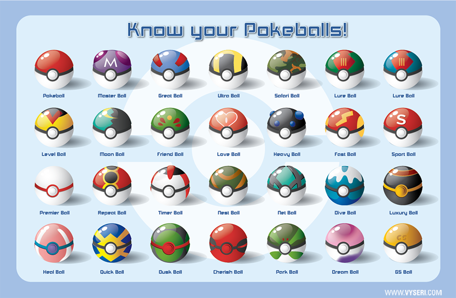 Poster of a bunch of pokeball pins I made. 